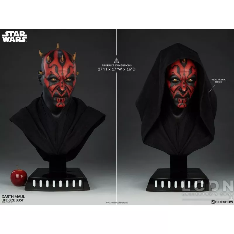 Star Wars Episode 1 Buste 1/1 Dark Maul (Darth Maul) 68cm (Modèle exposé)