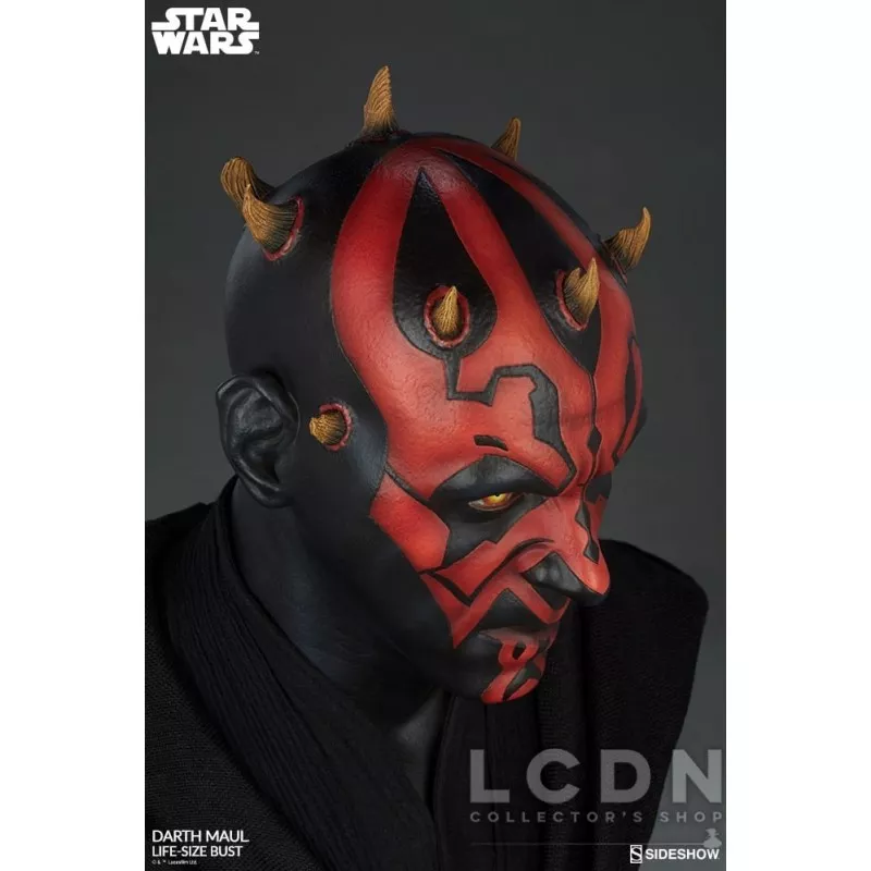 Star Wars Episode 1 Buste 1/1 Dark Maul (Darth Maul) 68cm (Modèle exposé)