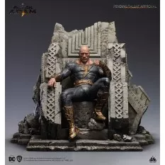 Black Adam Statue 1/4 Black Adam On Throne Queen Studios 53cm