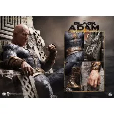 Black Adam Statue 1/4 Black Adam On Throne Queen Studios 53cm