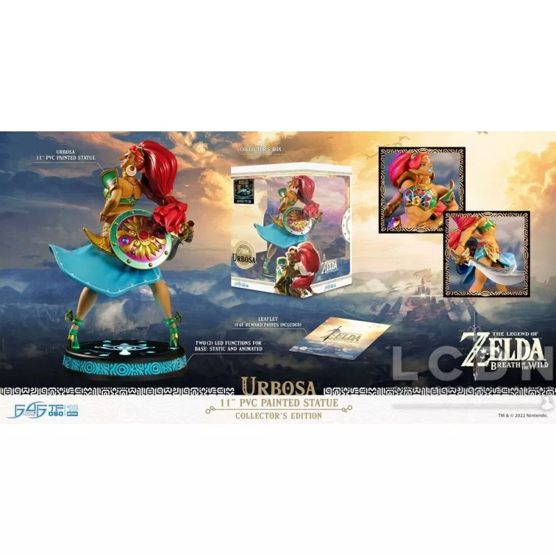 BEMS  ZELDA BREATH ON THE WILD - Urbosa - Statue Collector's Edition 28cm