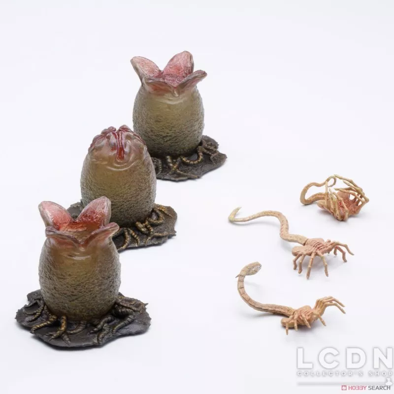 Alien Set of Figures 1/18 Alien Ovomorph And Facehugger Px