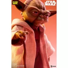 Star Wars The Clone Wars Collectible Action Figurine 1/6 Yoda 14cm