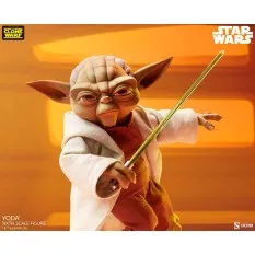 Star Wars The Clone Wars Collectible Action Figurine 1/6 Yoda 14cm