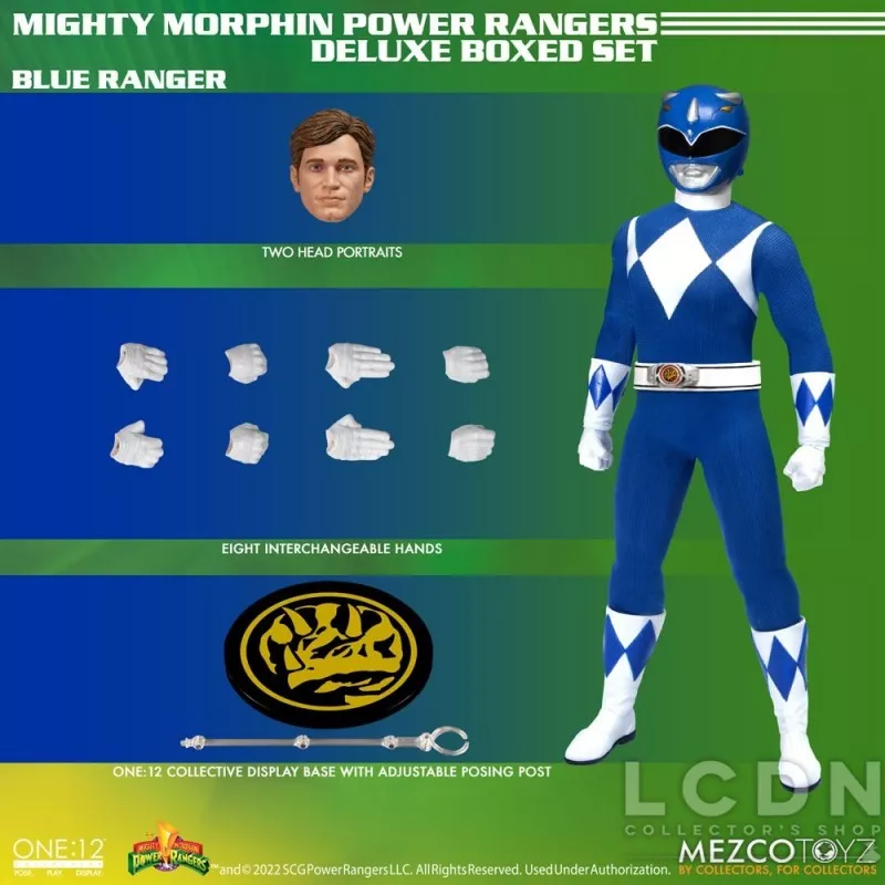 Mighty Morphin Power Rangers Pack de 5 Action Figurines 1/12 One12 Collective 16 - 17cm