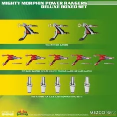 Mighty Morphin Power Rangers Pack de 5 Action Figurines 1/12 One12 Collective 16 - 17cm