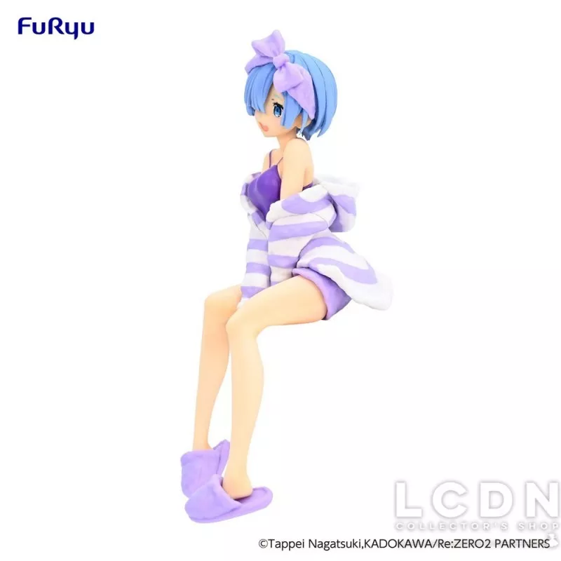 Re:Zero Figure Noodle Stopper Rem Room Wear Purple Color Ver. 14cm