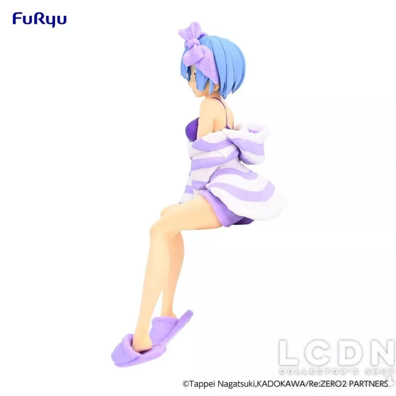 Re:Zero Figure Noodle Stopper Rem Room Wear Purple Color Ver. 14cm
