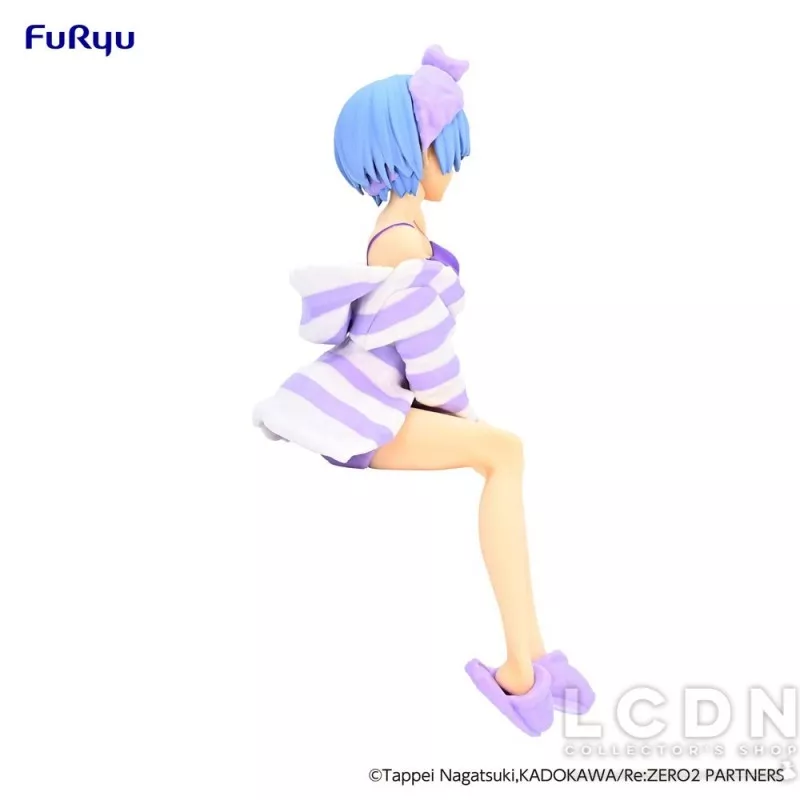 Re:Zero Figure Noodle Stopper Rem Room Wear Purple Color Ver. 14cm