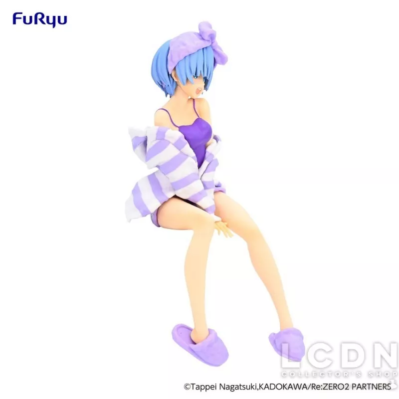 Re:Zero Figure Noodle Stopper Rem Room Wear Purple Color Ver. 14cm
