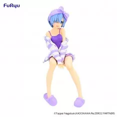 Re:Zero Figure Noodle Stopper Rem Room Wear Purple Color Ver. 14cm