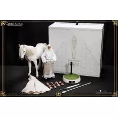 The Lord of the Rings The Crown Series Collectible Action Figure 1/6 Gandalf the White & Shadowfax LOTR003 Asmus 30cm