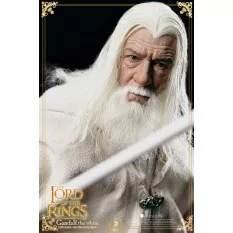 The Lord of the Rings The Crown Series Collectible Action Figure 1/6 Gandalf the White & Shadowfax LOTR003 Asmus 30cm