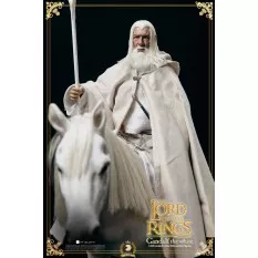 The Lord of the Rings The Crown Series Collectible Action Figure 1/6 Gandalf the White & Shadowfax LOTR003 Asmus 30cm