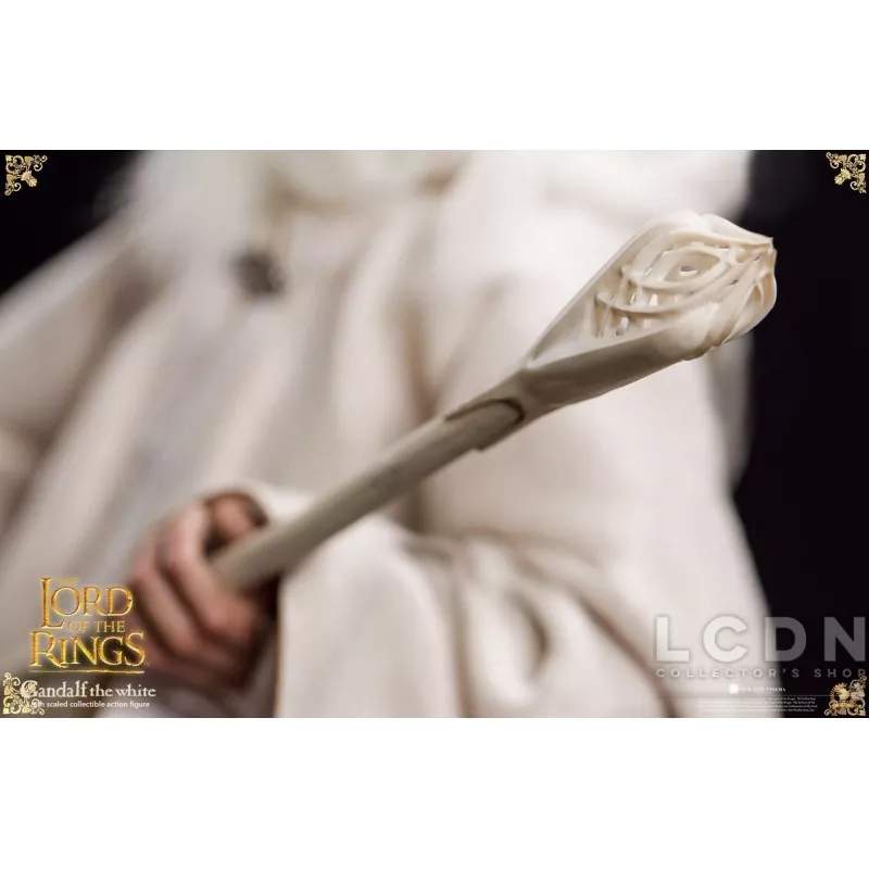 The Lord of the Rings The Crown Series Collectible Action Figure 1/6 Gandalf the White &amp; Shadowfax LOTR003 Asmus 30cm