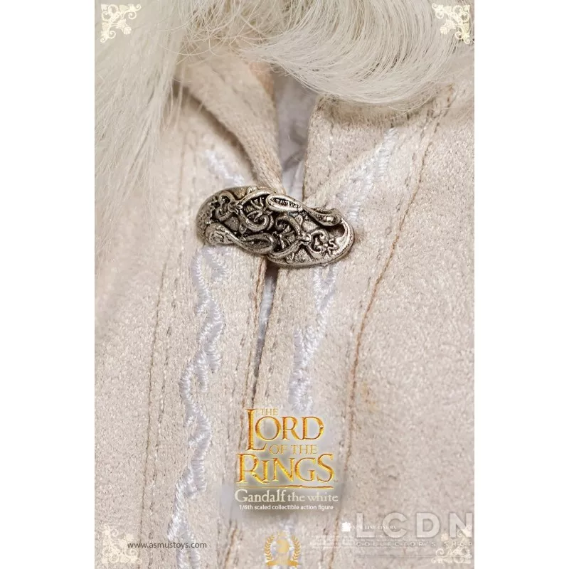 The Lord of the Rings The Crown Series Collectible Action Figure 1/6 Gandalf the White &amp; Shadowfax LOTR003 Asmus 30cm