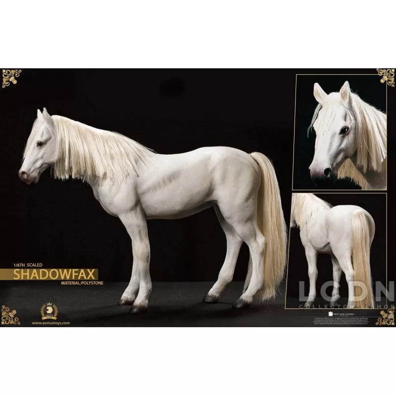 The Lord of the Rings The Crown Series Collectible Action Figure 1/6 Gandalf the White &amp; Shadowfax LOTR003 Asmus 30cm