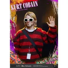 Nirvana Kurt Cobain Collectible Action Figure 1/6 Blitzway 30cm (New)