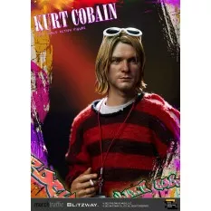 Nirvana Kurt Cobain Collectible Action Figure 1/6 Blitzway 30cm (New)