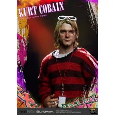 Nirvana Kurt Cobain Collectible Action Figure 1/6 Blitzway 30cm (New)
