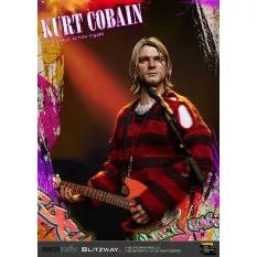 Nirvana Kurt Cobain Collectible Action Figure 1/6 Blitzway 30cm (New)