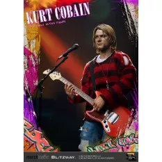 Nirvana Kurt Cobain Collectible Action Figure 1/6 Blitzway 30cm (New)