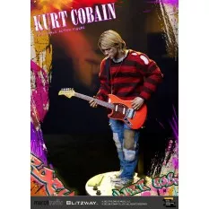 Nirvana Kurt Cobain Collectible Action Figure 1/6 Blitzway 30cm (New)