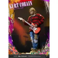 Nirvana Kurt Cobain Collectible Action Figure 1/6 Blitzway 30cm (New)