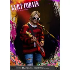 Nirvana Kurt Cobain Collectible Action Figure 1/6 Blitzway 30cm (New)