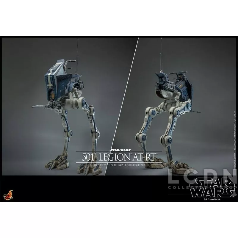 Hot Toys TMS090 Star Wars: The Clone Wars Collectible Action Figurine 1/6 501st Legion AT-RT 64cm