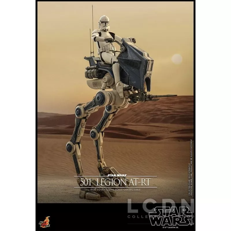 Hot Toys TMS090 Star Wars: The Clone Wars Collectible Action Figurine 1/6 501st Legion AT-RT 64cm