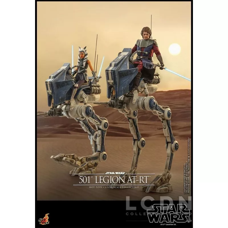 Hot Toys TMS090 Star Wars: The Clone Wars Collectible Action Figurine 1/6 501st Legion AT-RT 64cm