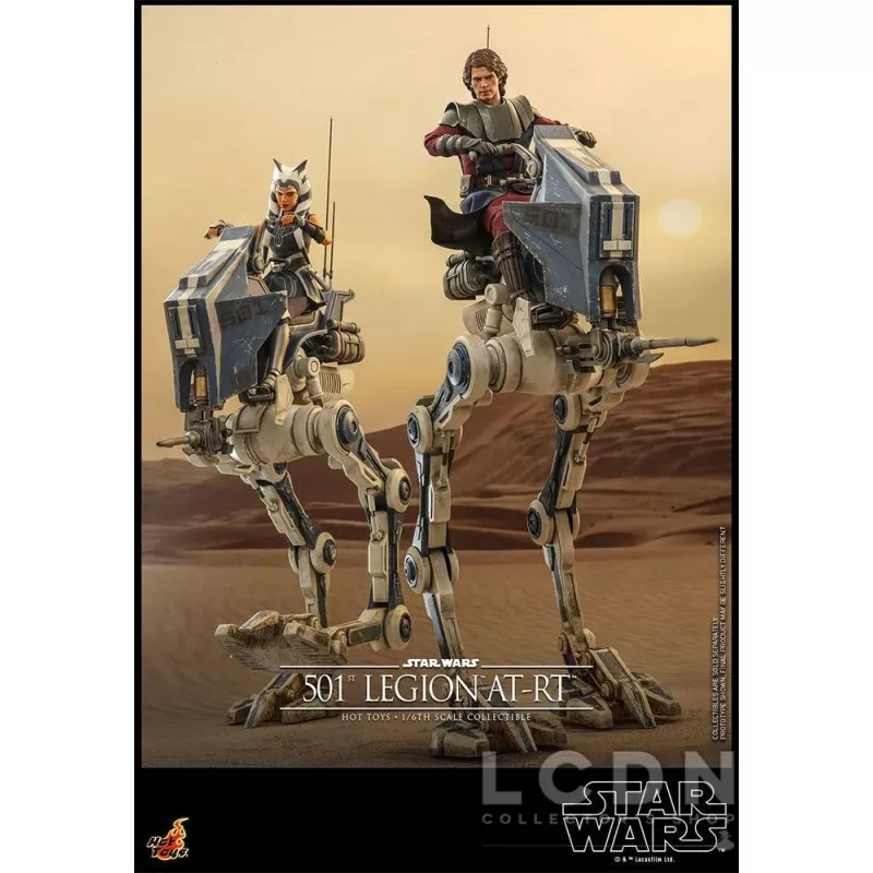 Hot Toys TMS090 Star Wars: The Clone Wars Collectible Action Figurine 1/6 501st Legion AT-RT 64cm