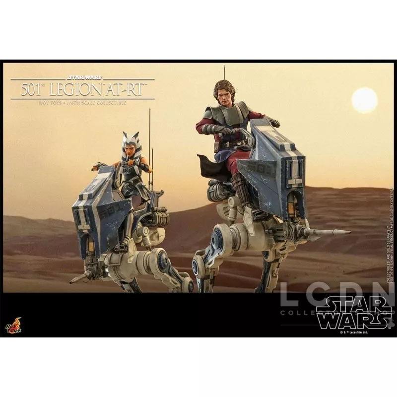 Hot Toys TMS090 Star Wars: The Clone Wars Collectible Action Figurine 1/6 501st Legion AT-RT 64cm