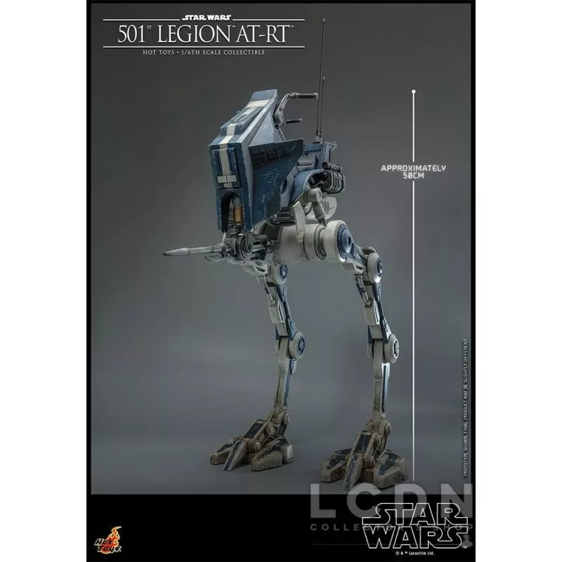 Hot Toys TMS090 Star Wars: The Clone Wars Collectible Action Figurine 1/6 501st Legion AT-RT 64cm