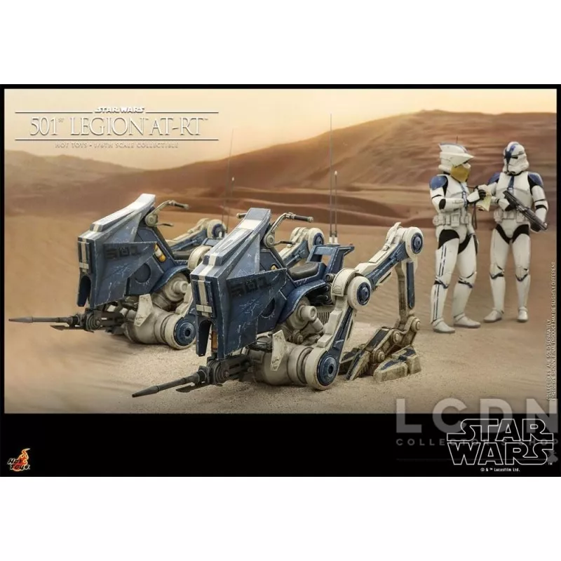 Hot Toys TMS090 Star Wars: The Clone Wars Collectible Action Figurine 1/6 501st Legion AT-RT 64cm