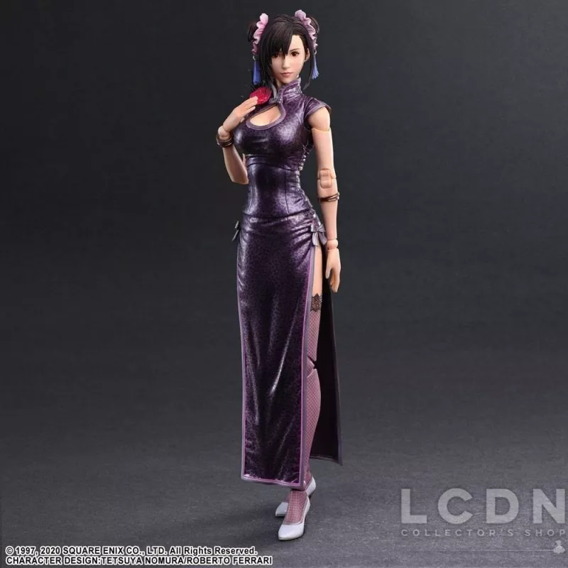 Final Fantasy VII Remake Play Arts Kai Action Figure Tifa Lockhart Sporty Dress Ver. 25cm
