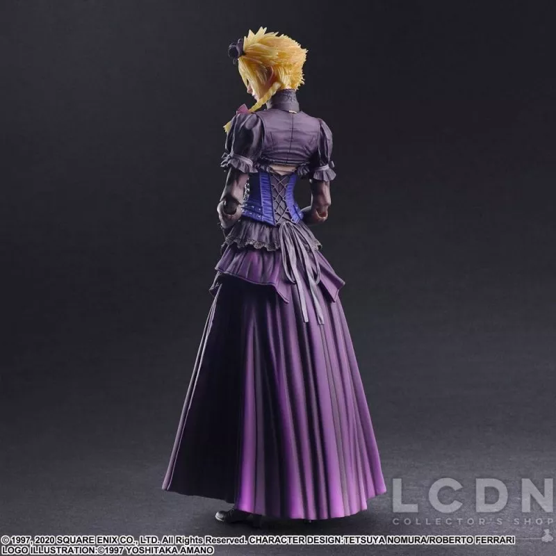 Final Fantasy VII Remake Play Arts Kai Action Figurine Cloud Strife Dress Ver. 28cm
