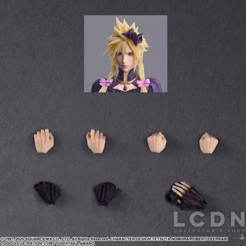 Final Fantasy VII Remake Play Arts Kai Action Figurine Cloud Strife Dress Ver. 28cm