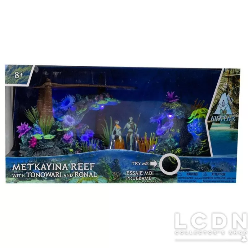 Avatar: The Way of Water Action Figures Metkayina Reef with Tonowari and Ronal