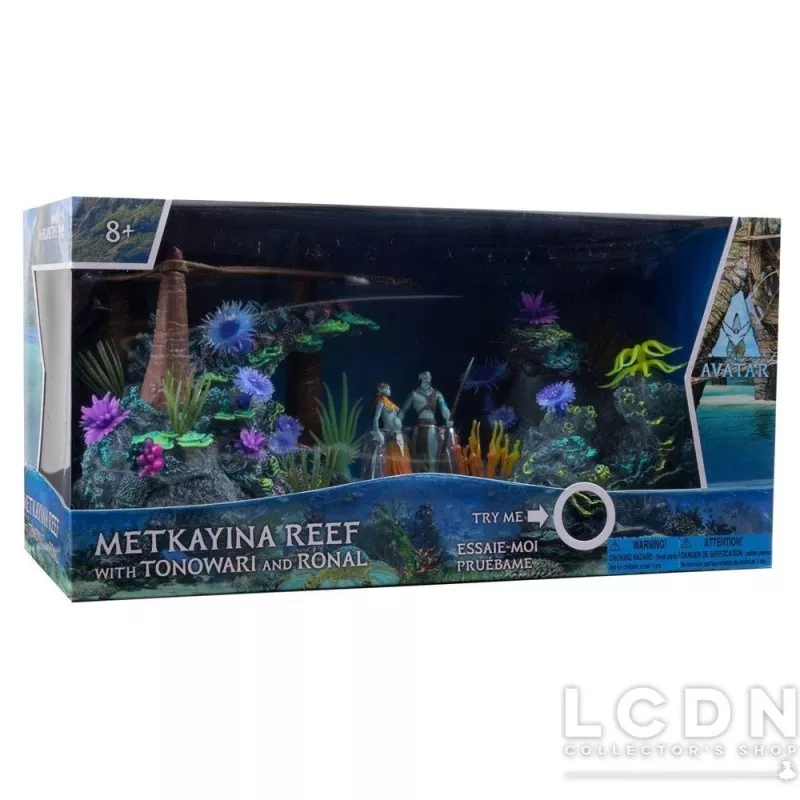 Avatar: The Way of Water Action Figures Metkayina Reef with Tonowari and Ronal