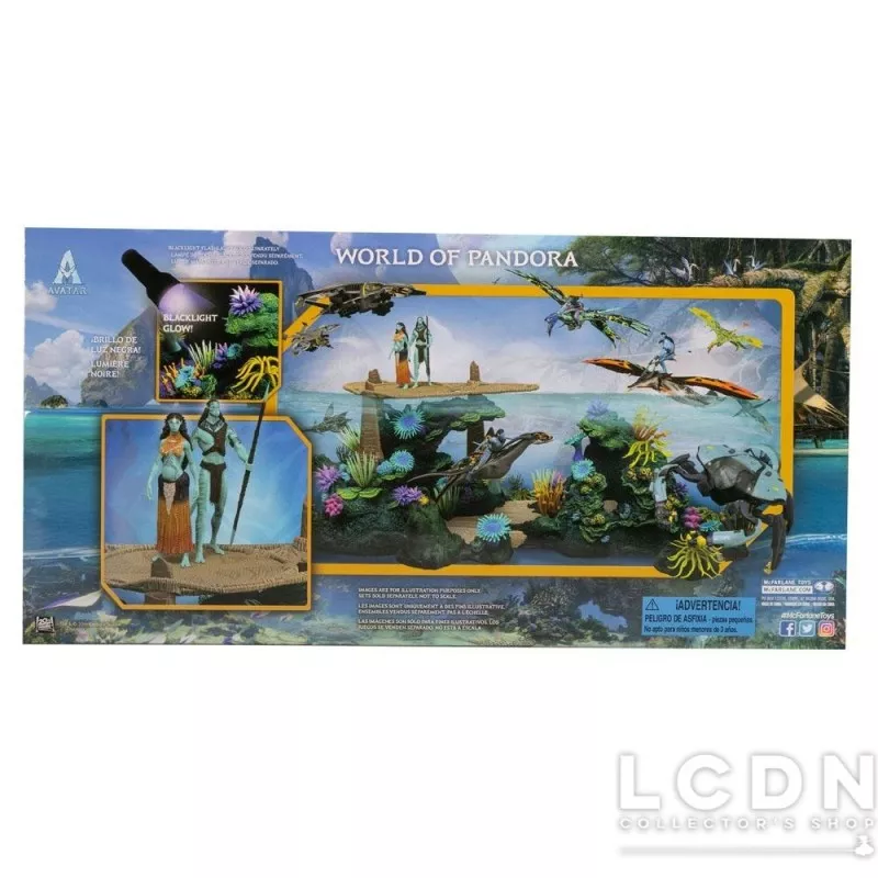 Avatar: The Way of Water Action Figures Metkayina Reef with Tonowari and Ronal