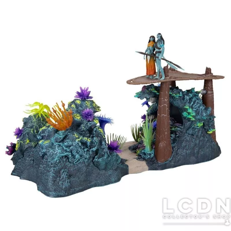 Avatar: The Way of Water Action Figures Metkayina Reef with Tonowari and Ronal