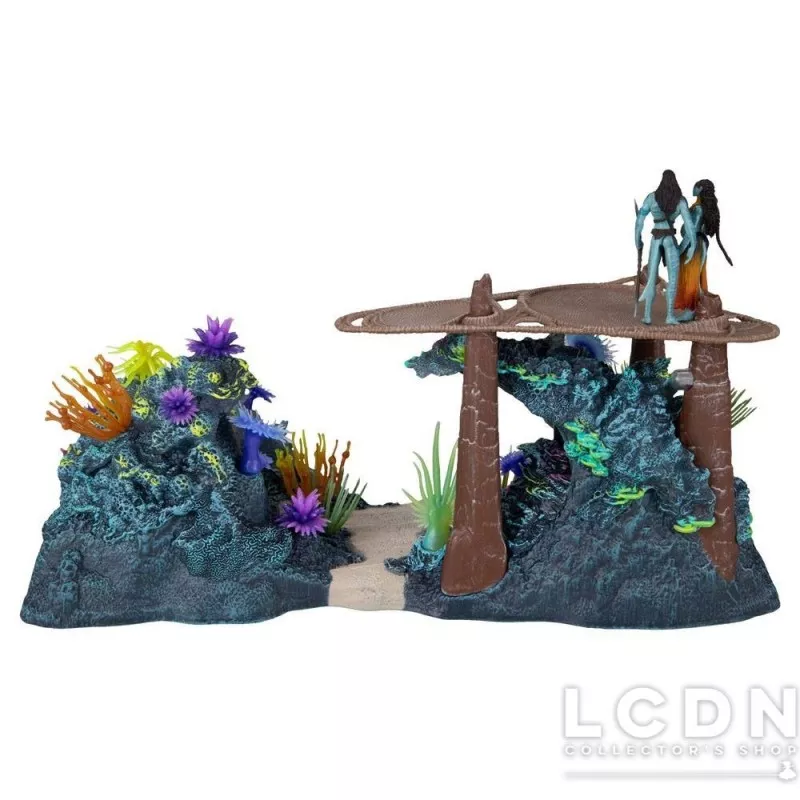 Avatar: The Way of Water Action Figures Metkayina Reef with Tonowari and Ronal
