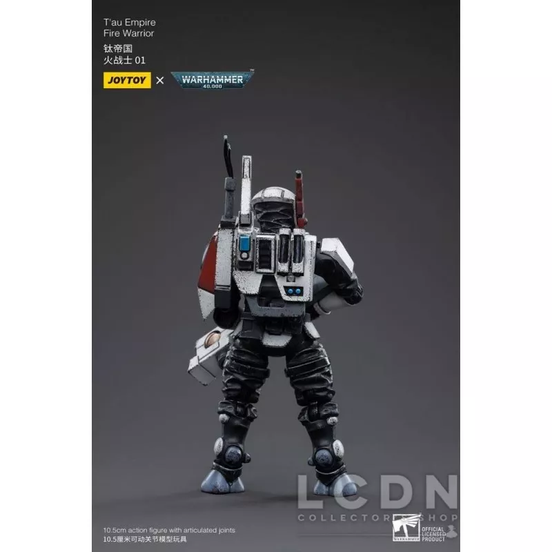 Warhammer 40k Set de 4 Action Figurines 1/18 T&#039;au Empire Fire Warrior Joytoy 12cm
