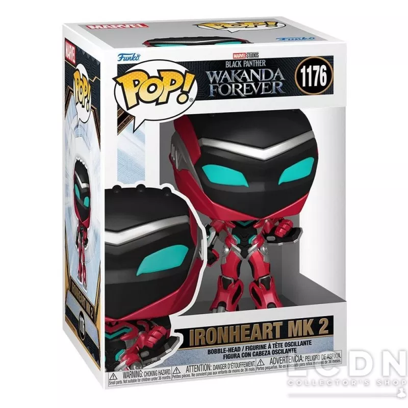Porte-clés Funko Pop Ironheart - Marvel Black Panther - Figurine Vinyle Collection - Cadeau Fan Marvel