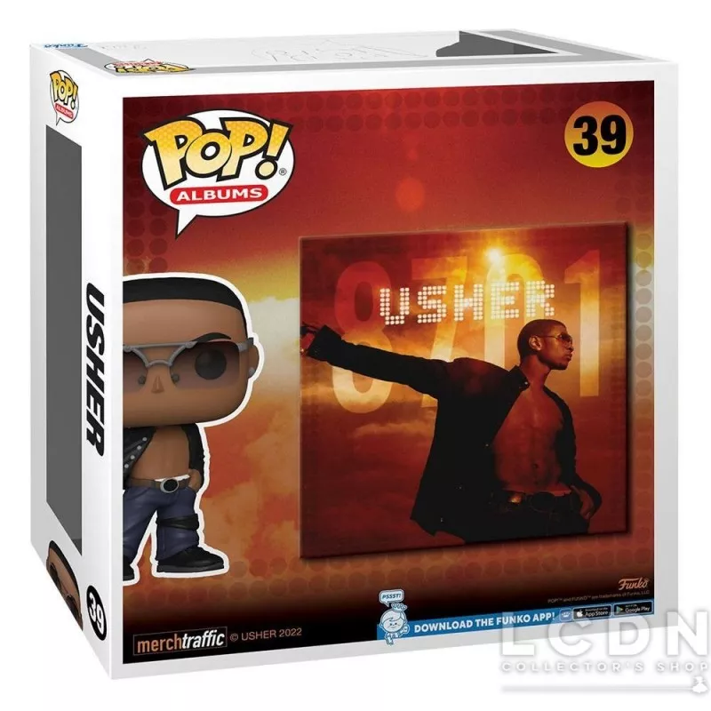Usher POP! Albums 8701 Vinyle Figurine 10cm N°39