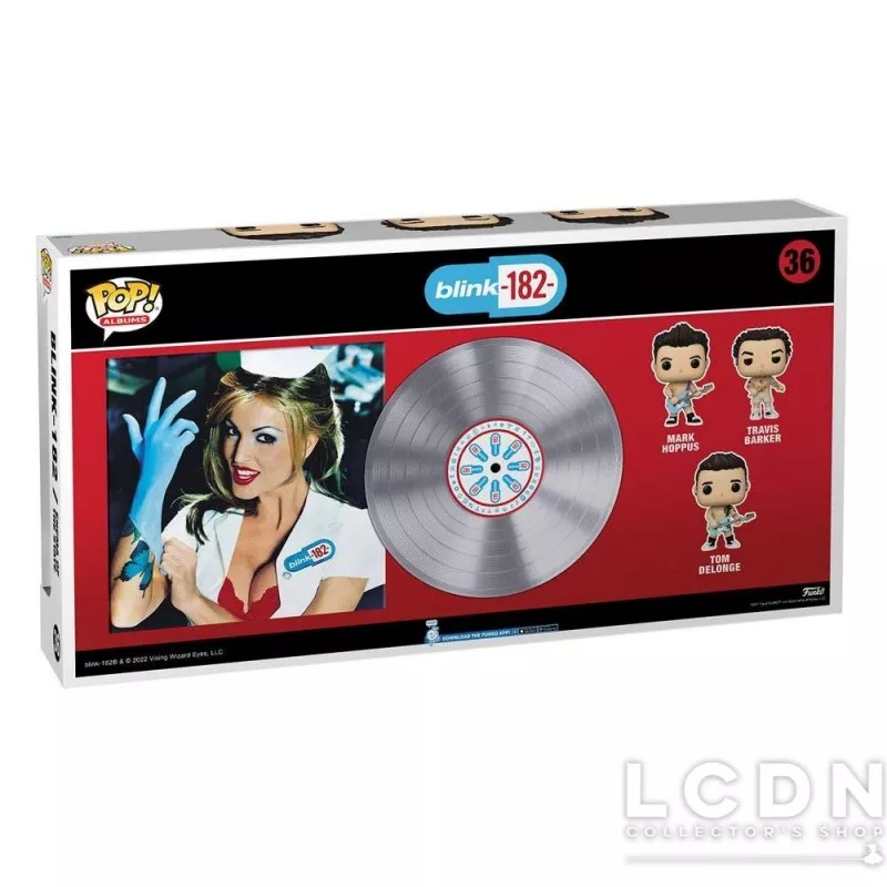 Blink-182 Pack de 3 POP! Albums DLX Enema of the State Vinyle Figurine 10cm N°36