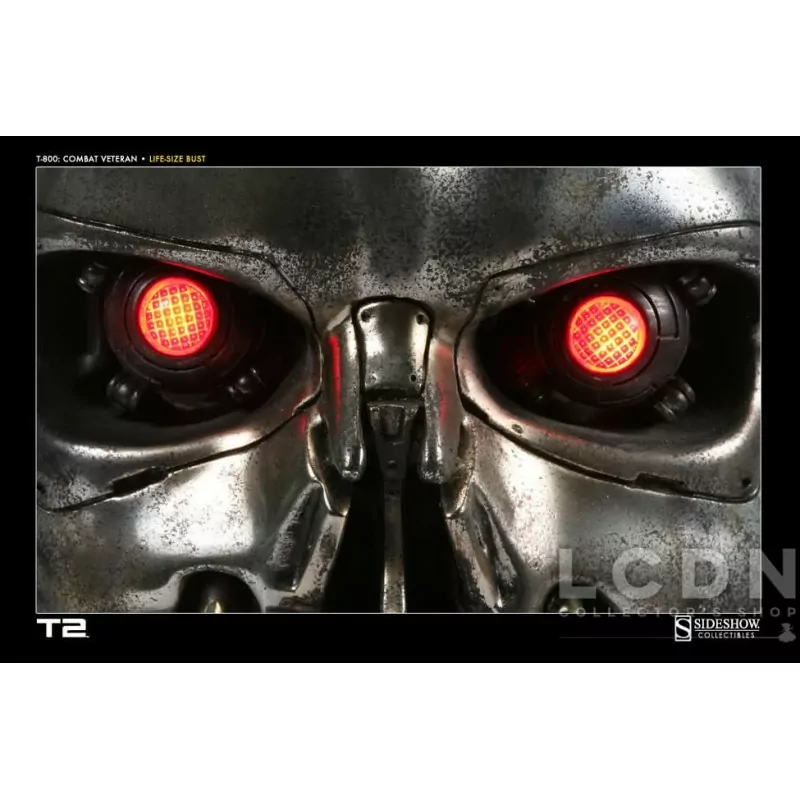 Terminator Buste 1/1 T-800 Combat Veteran Endoskeleton 33cm (Modèle exposé)