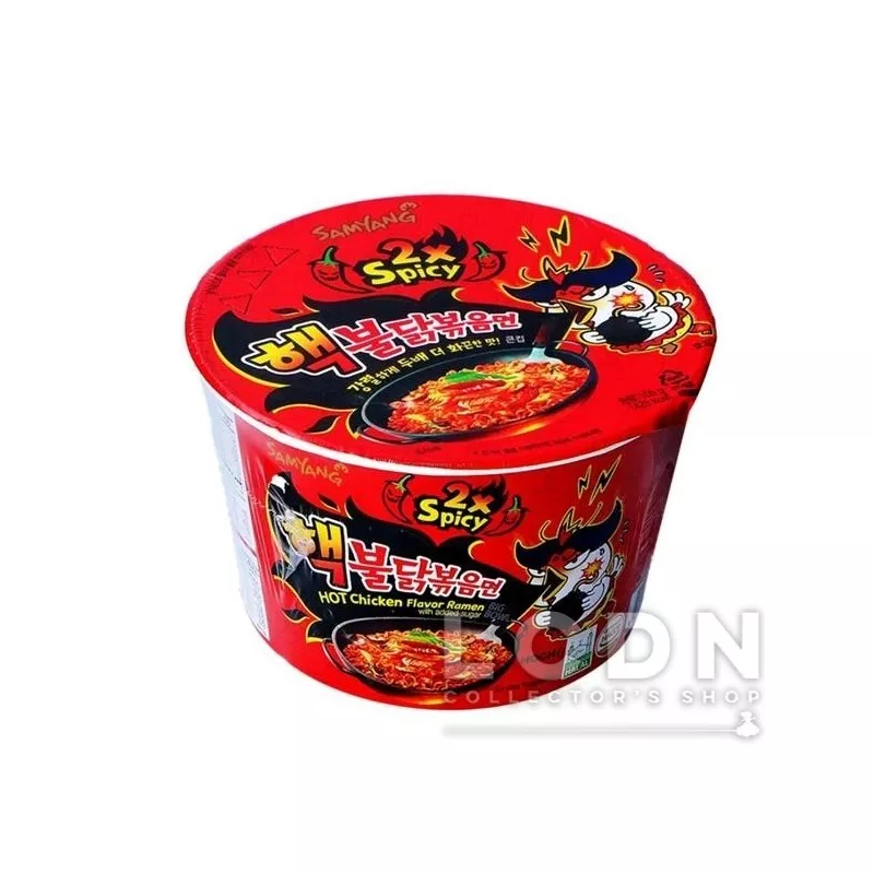 Samyang Bowl Noodle 2x Spicy & Hot chicken (les plus épicées au monde!)  105gr - Nouilles Coréennes